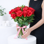 Endless 21 Red Roses Vase